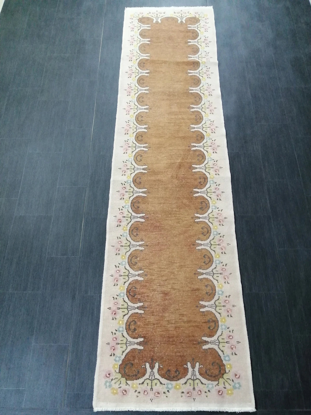 Turkish Runner Rug 2' 8" x 10' 7" Hand-Knotted | No. WR76212