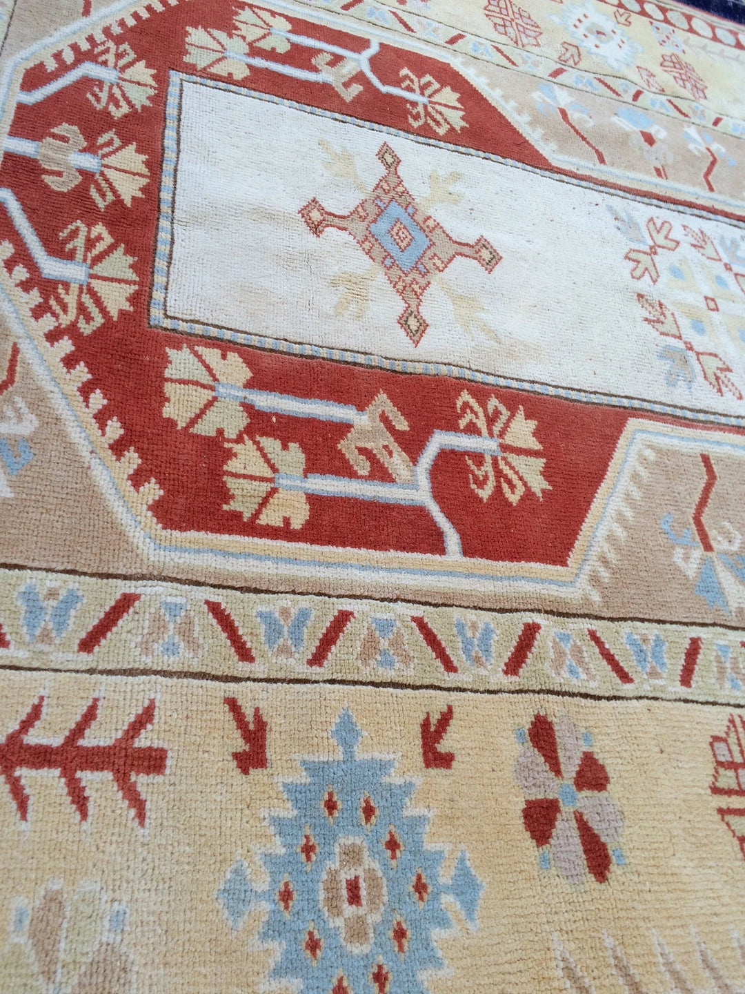 Turkish Vintage Rug 4' 6" x 5' 11" Hand-Knotted | No. WR76591