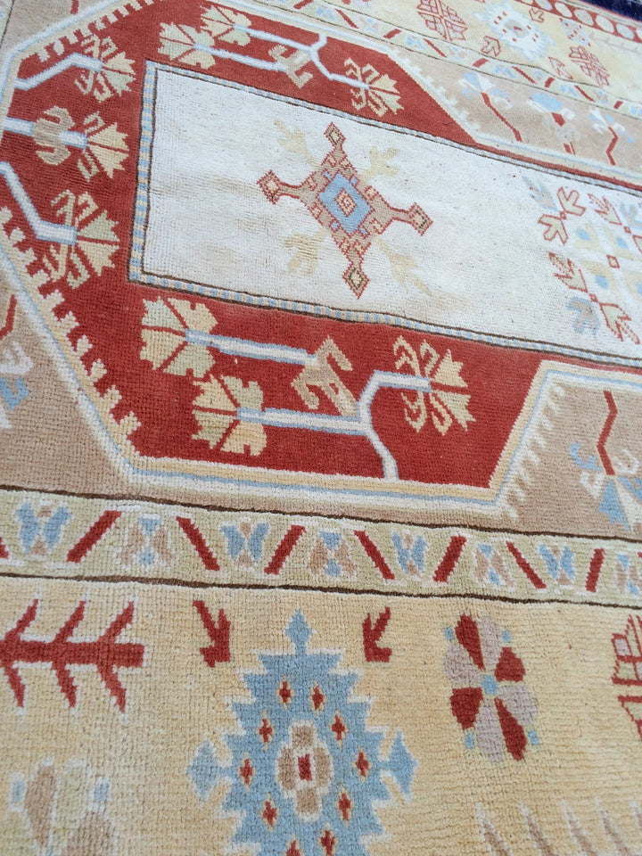 Turkish Vintage Rug 4' 6" x 5' 11" Hand-Knotted | No. WR76591