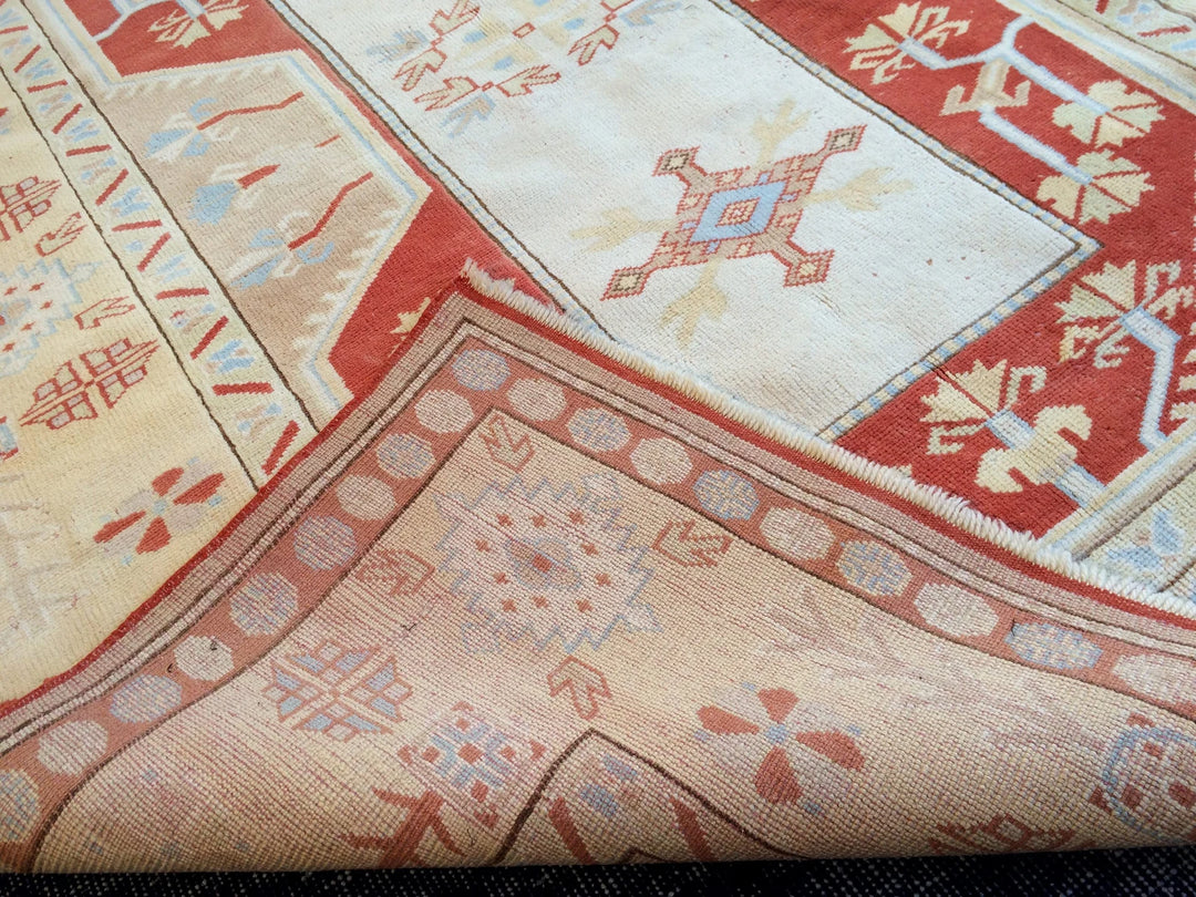 Turkish Vintage Rug 4' 6" x 5' 11" Hand-Knotted | No. WR76591