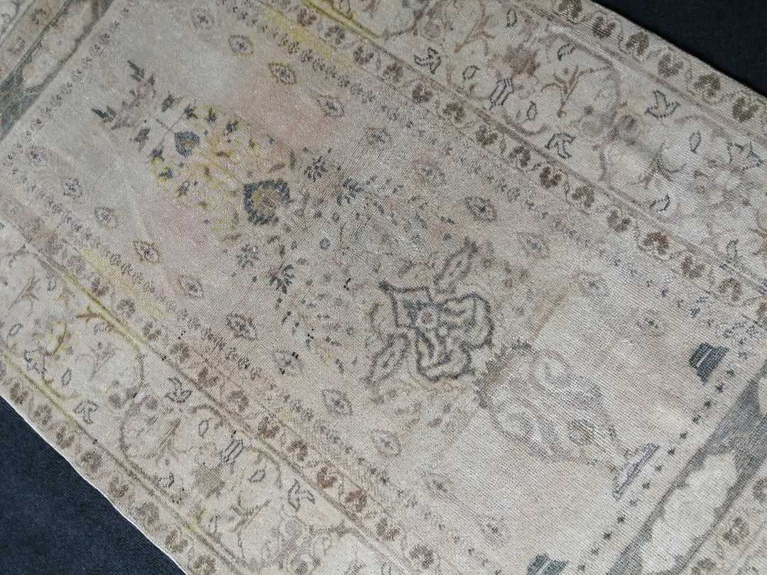 Rust Turkish Runner Rug 3' 6" x 6' Hand-Knotted | No. WR78018