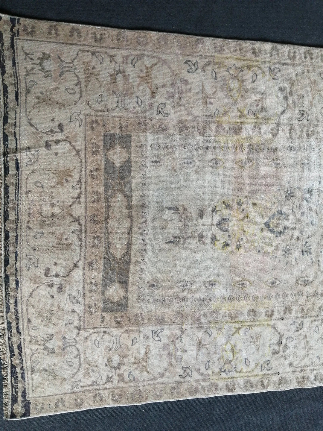 Rust Turkish Runner Rug 3' 6" x 6' Hand-Knotted | No. WR78018