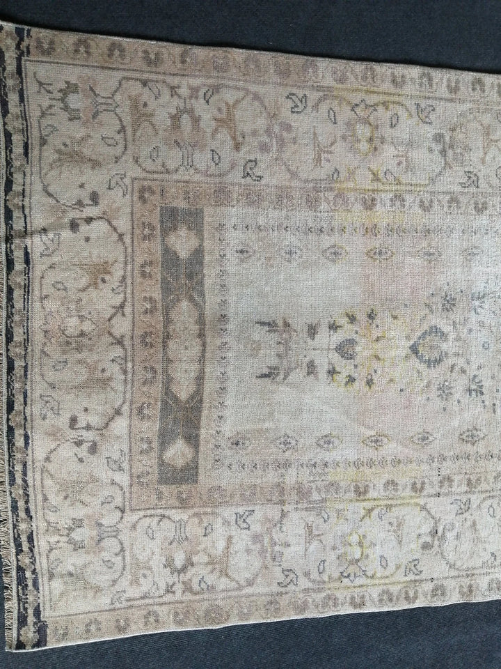 Rust Turkish Runner Rug 3' 6" x 6' Hand-Knotted | No. WR78018