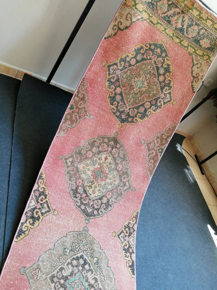 Turkish Runner Rug 2' 10" x 13' 6" Hand-Knotted | No. WR78074