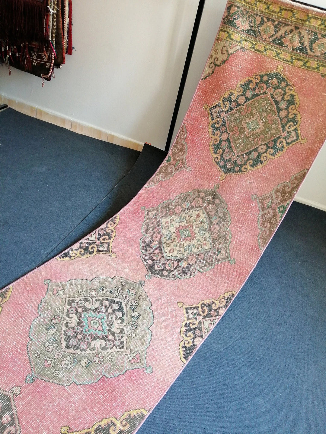 Turkish Runner Rug 2' 10" x 13' 6" Hand-Knotted | No. WR78074