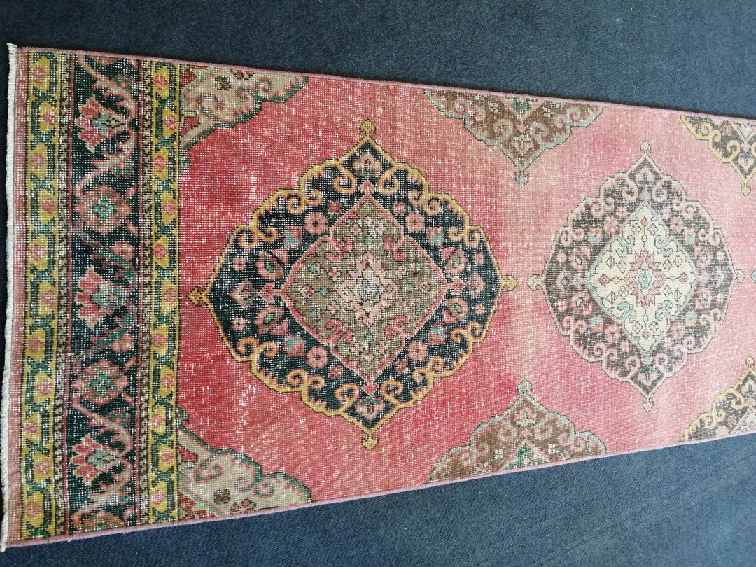 Turkish Runner Rug 2' 10" x 13' 6" Hand-Knotted | No. WR78074