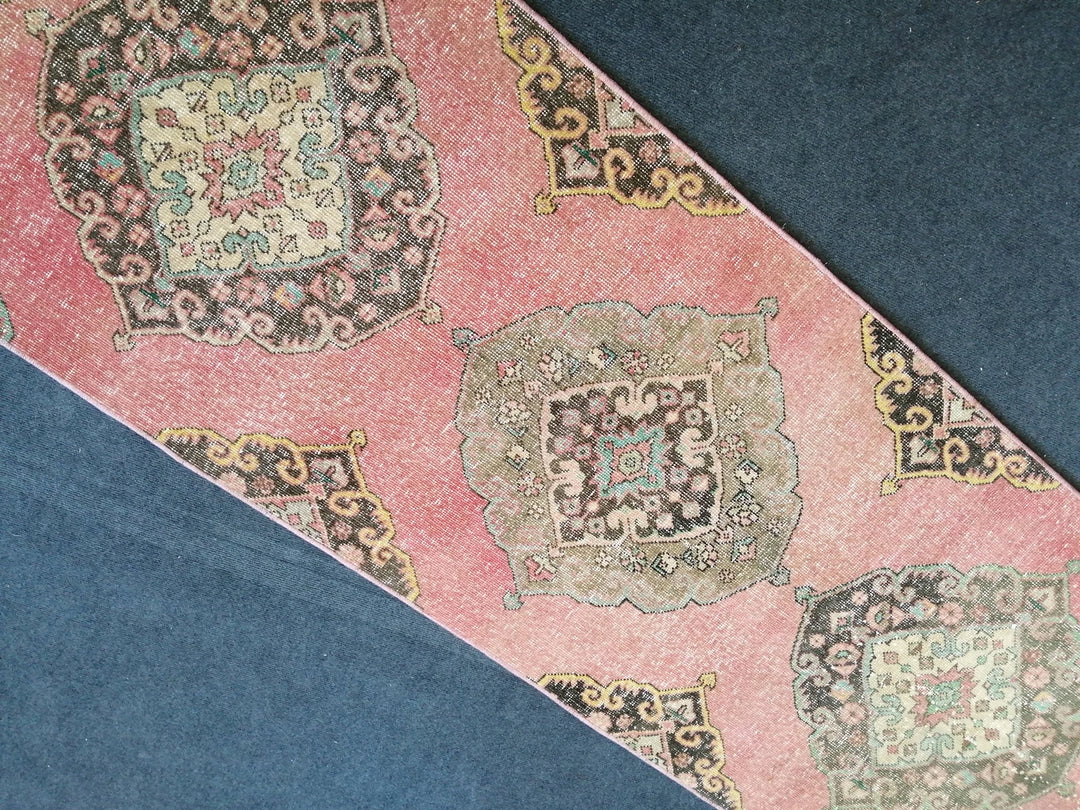 Turkish Runner Rug 2' 10" x 13' 6" Hand-Knotted | No. WR78074
