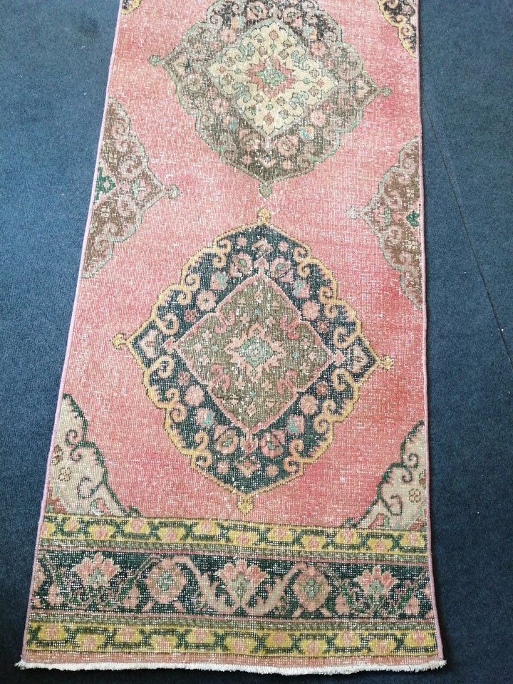 Turkish Runner Rug 2' 10" x 13' 6" Hand-Knotted | No. WR78074