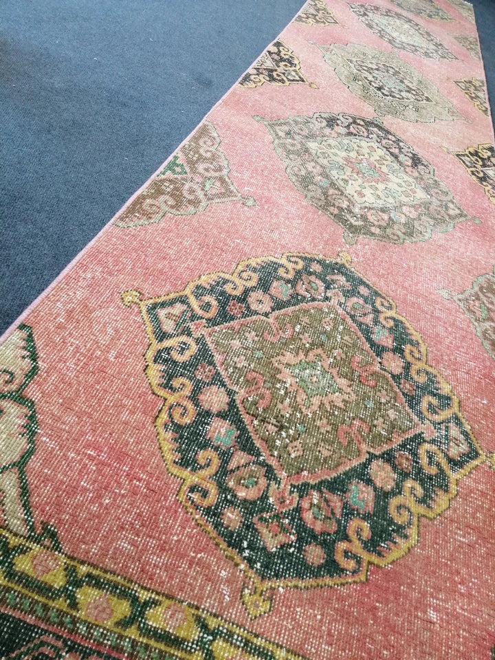 Turkish Runner Rug 2' 10" x 13' 6" Hand-Knotted | No. WR78074