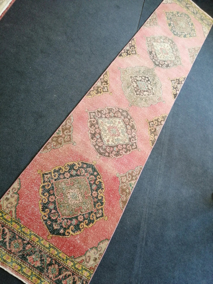Turkish Runner Rug 2' 10" x 13' 6" Hand-Knotted | No. WR78074