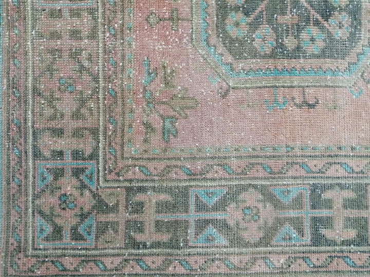 Turkish Runner Rug 4' 2" x 11' 6" Hand-Knotted | No. WR78174