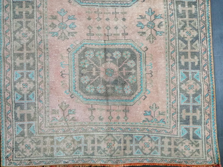 Turkish Runner Rug 4' 2" x 11' 6" Hand-Knotted | No. WR78174