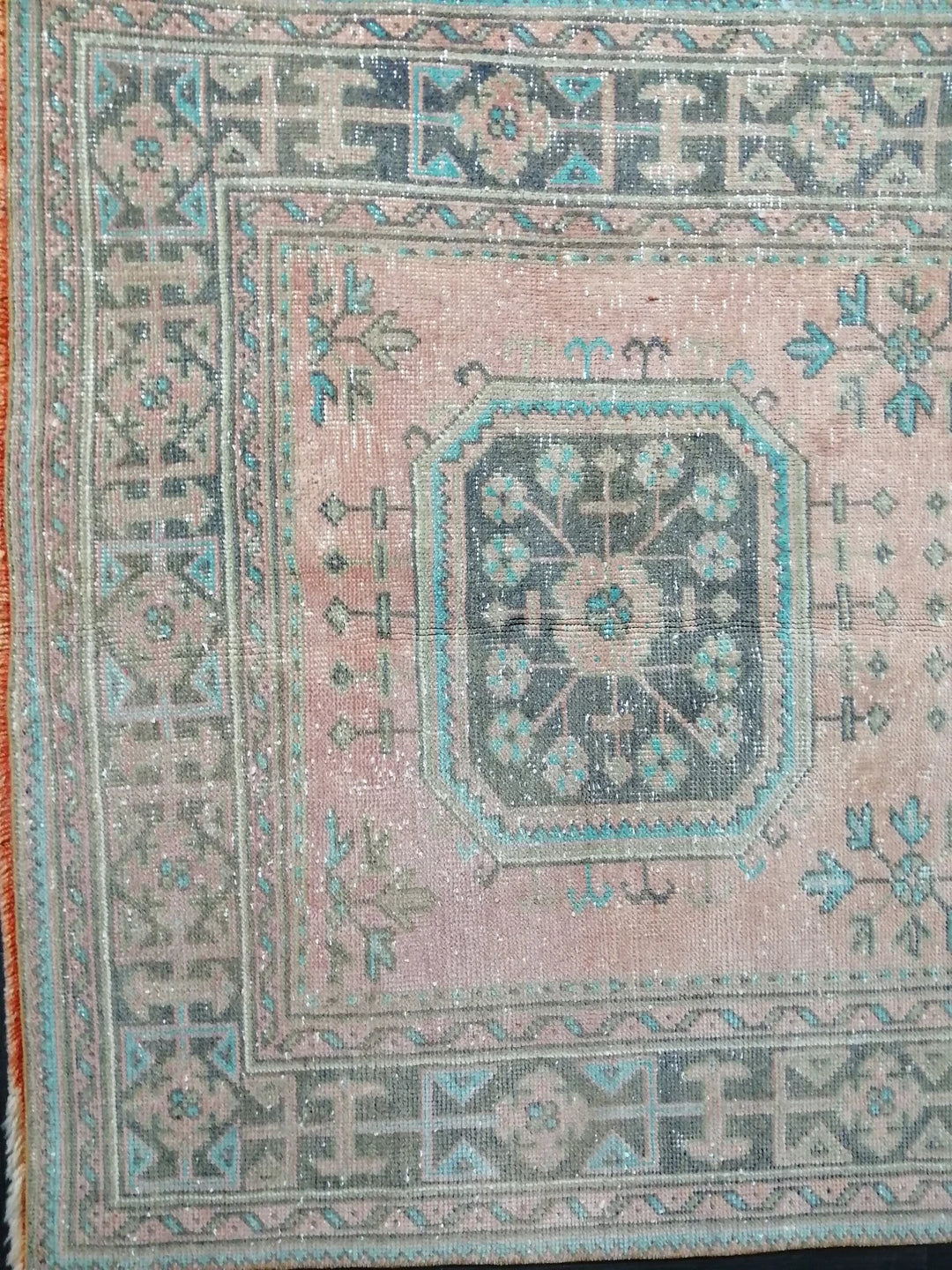 Turkish Runner Rug 4' 2" x 11' 6" Hand-Knotted | No. WR78174