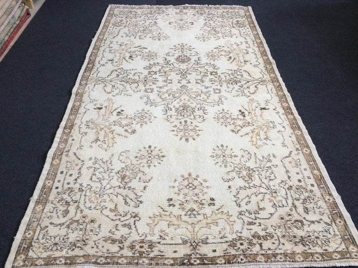 Rust Turkish Runner Rug 4' x 7' Hand-Knotted | No. WR80187