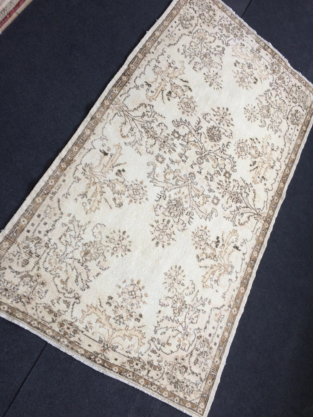 Rust Turkish Runner Rug 4' x 7' Hand-Knotted | No. WR80187