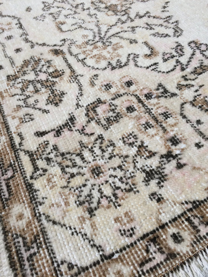Rust Turkish Runner Rug 4' x 7' Hand-Knotted | No. WR80187