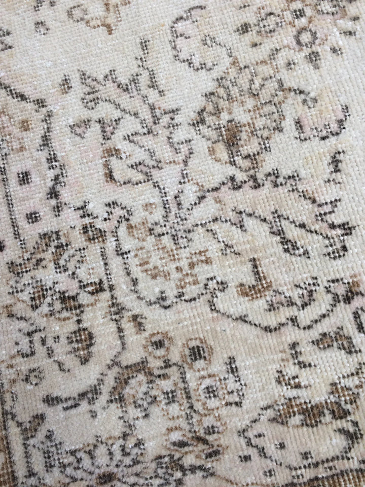 Rust Turkish Runner Rug 4' x 7' Hand-Knotted | No. WR80187