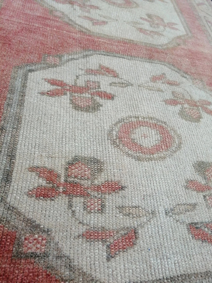 Beige Turkish Runner Rug 3' x 6' Hand-Knotted | No. WR80830