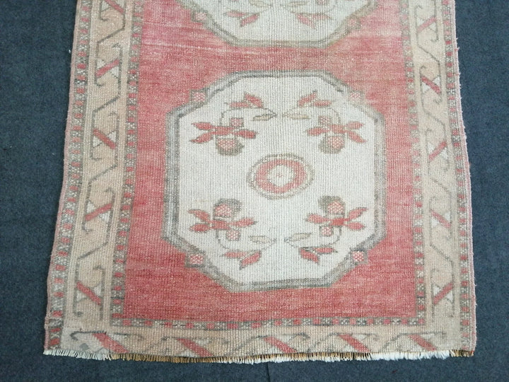 Beige Turkish Runner Rug 3' x 6' Hand-Knotted | No. WR80830