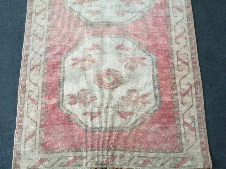 Beige Turkish Runner Rug 3' x 6' Hand-Knotted | No. WR80830