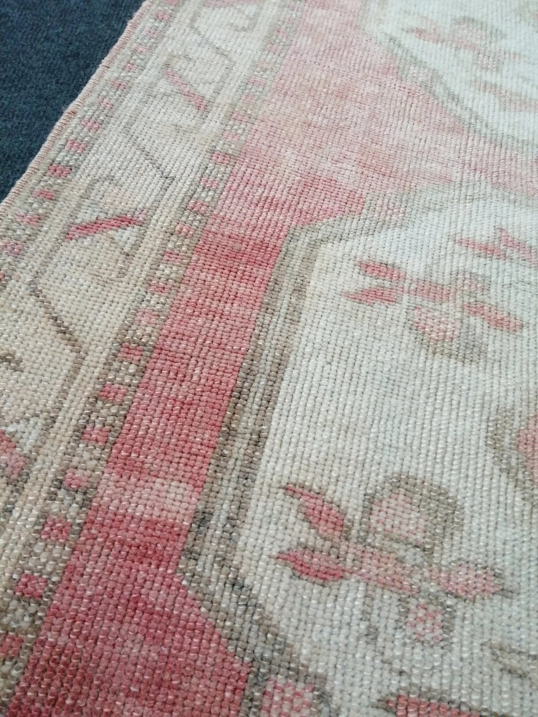 Beige Turkish Runner Rug 3' x 6' Hand-Knotted | No. WR80830