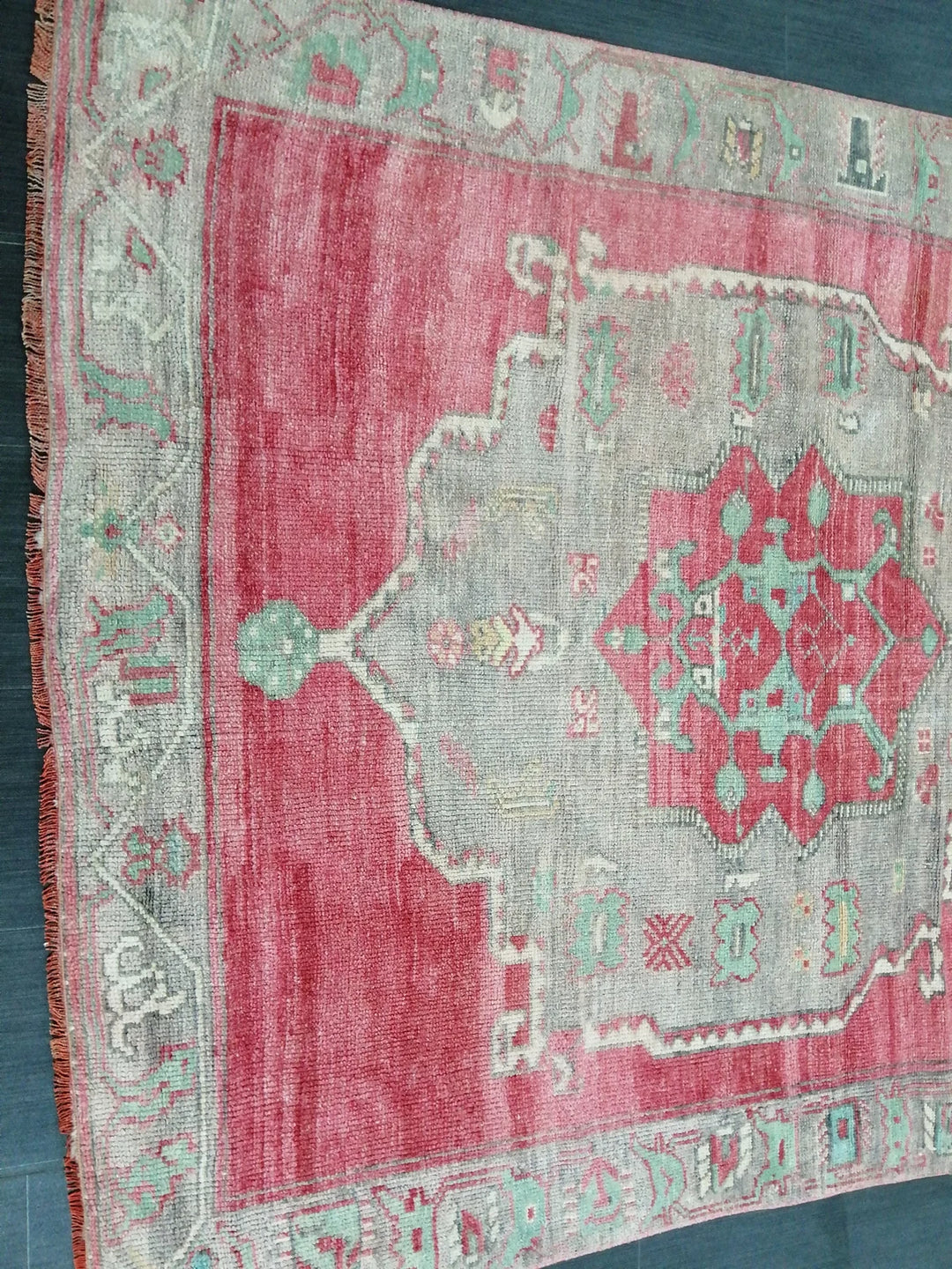 Tan Turkish Runner Rug 4' 11" x 12' 6" Hand-Knotted | No. WR81211