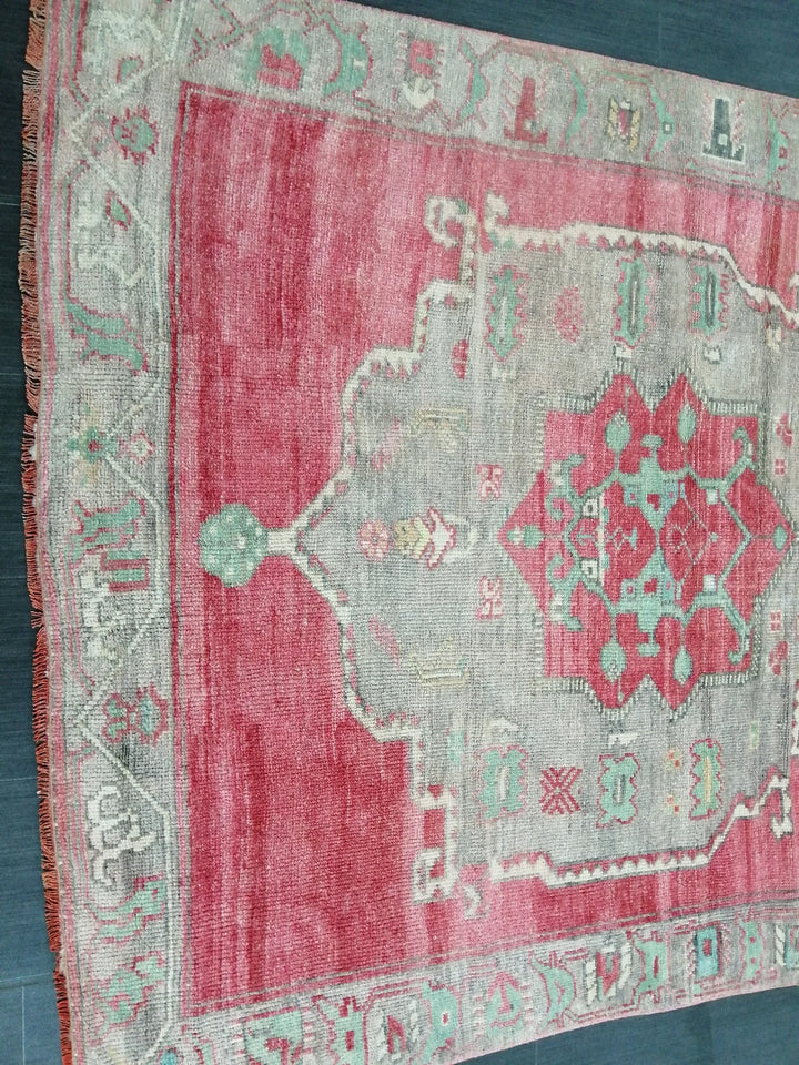 Tan Turkish Runner Rug 4' 11" x 12' 6" Hand-Knotted | No. WR81211