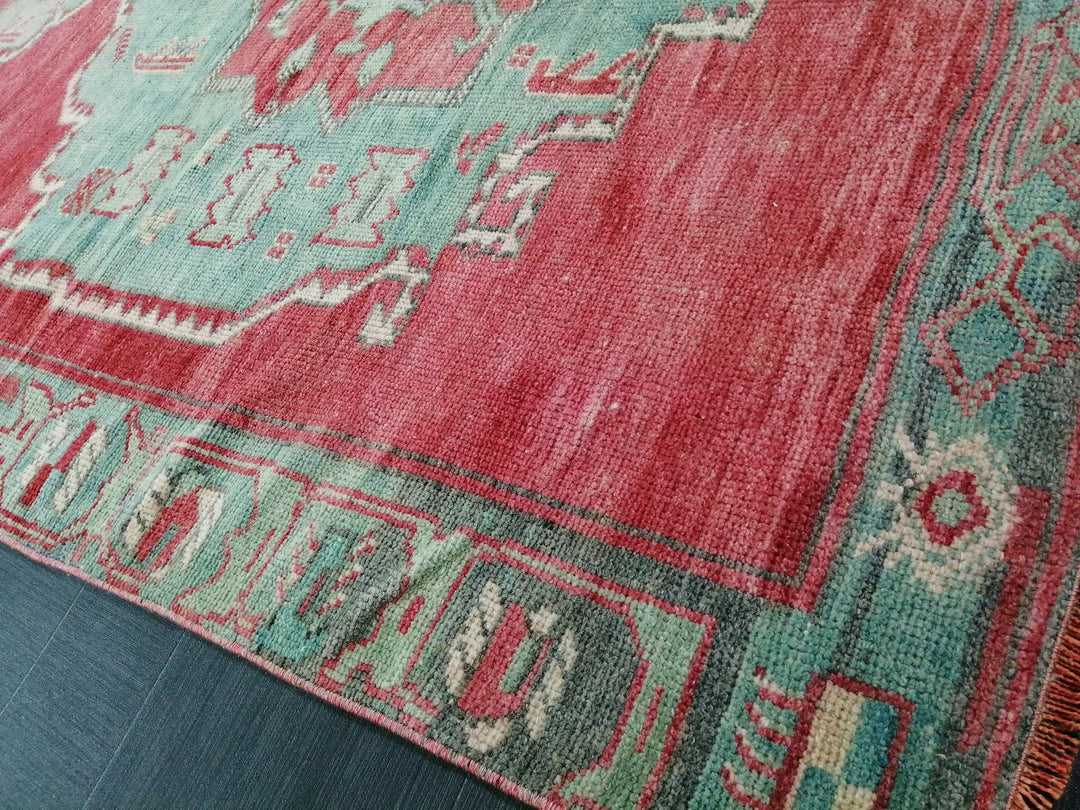 Tan Turkish Runner Rug 4' 11" x 12' 6" Hand-Knotted | No. WR81211