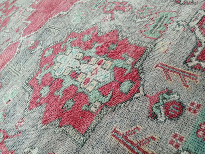 Tan Turkish Runner Rug 4' 11" x 12' 6" Hand-Knotted | No. WR81211