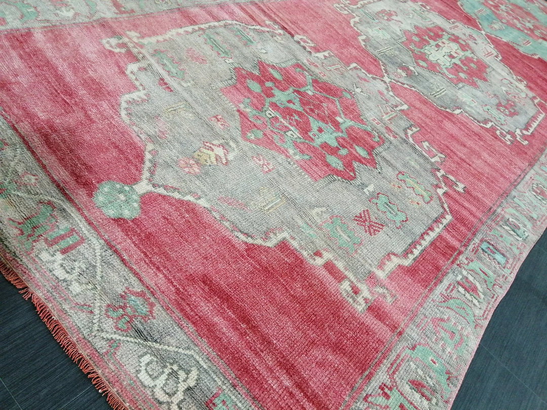 Tan Turkish Runner Rug 4' 11" x 12' 6" Hand-Knotted | No. WR81211