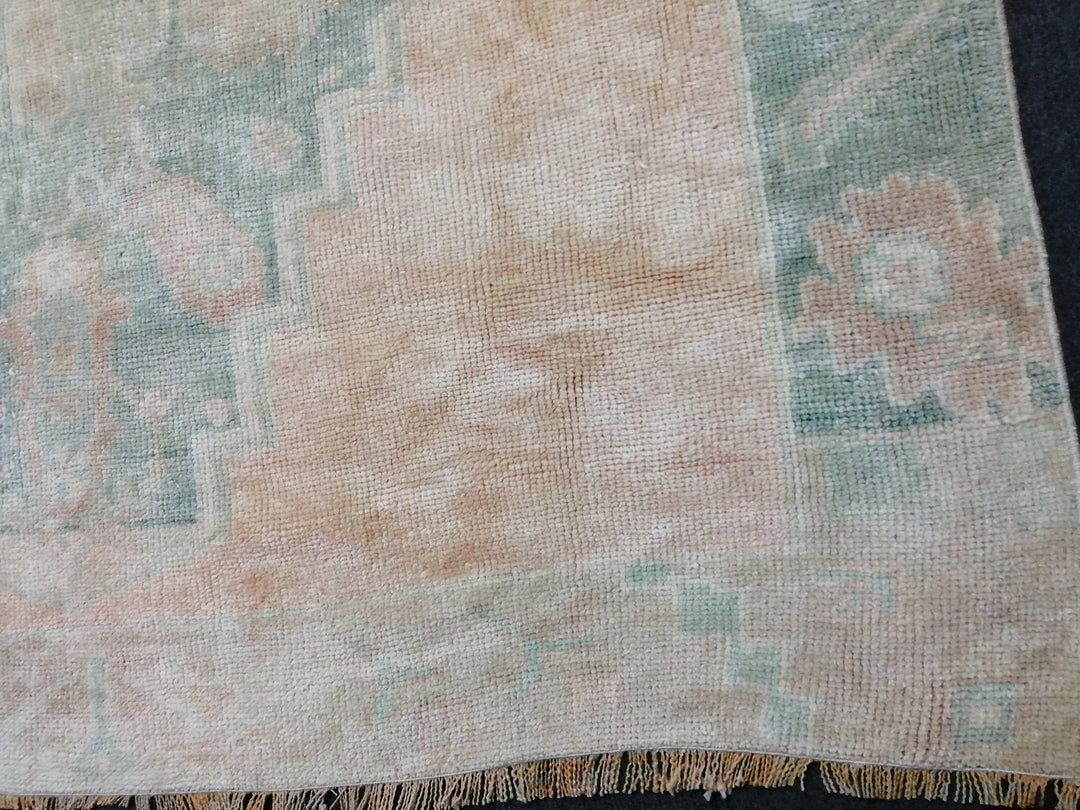 Rust Turkish Runner Rug 4' 6" x 10' Hand-Knotted | No. WR81578