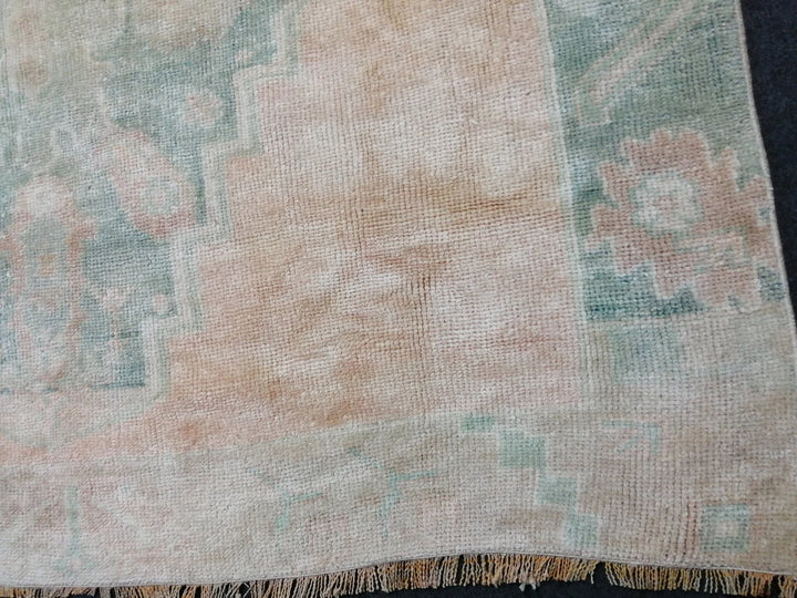 Rust Turkish Runner Rug 4' 6" x 10' Hand-Knotted | No. WR81578