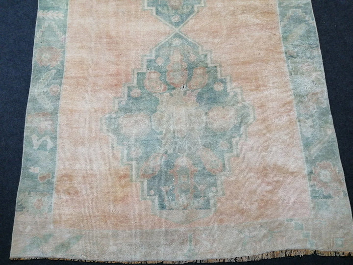 Rust Turkish Runner Rug 4' 6" x 10' Hand-Knotted | No. WR81578
