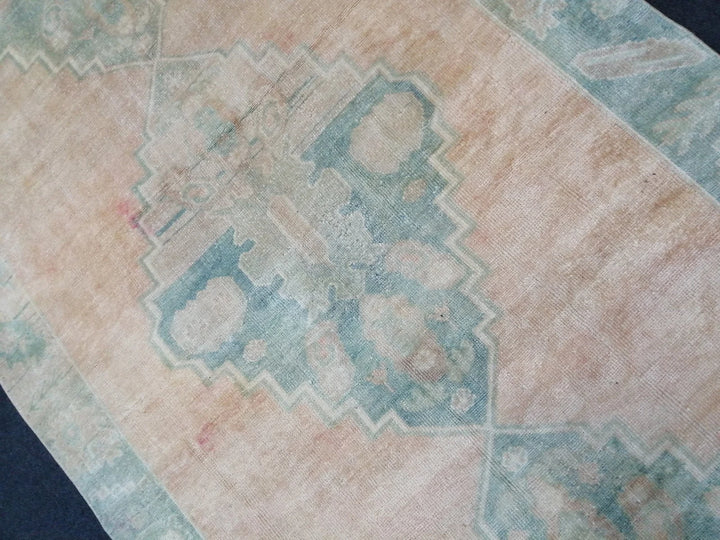 Rust Turkish Runner Rug 4' 6" x 10' Hand-Knotted | No. WR81578
