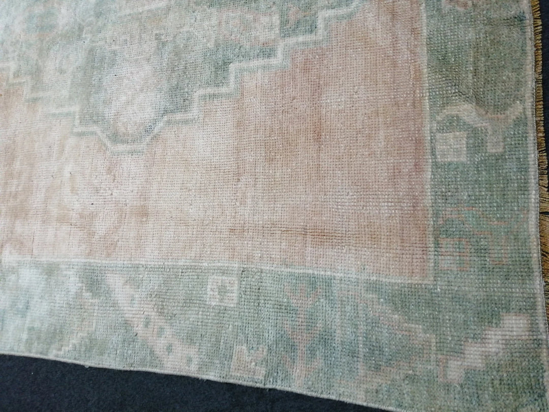 Rust Turkish Runner Rug 4' 6" x 10' Hand-Knotted | No. WR81578