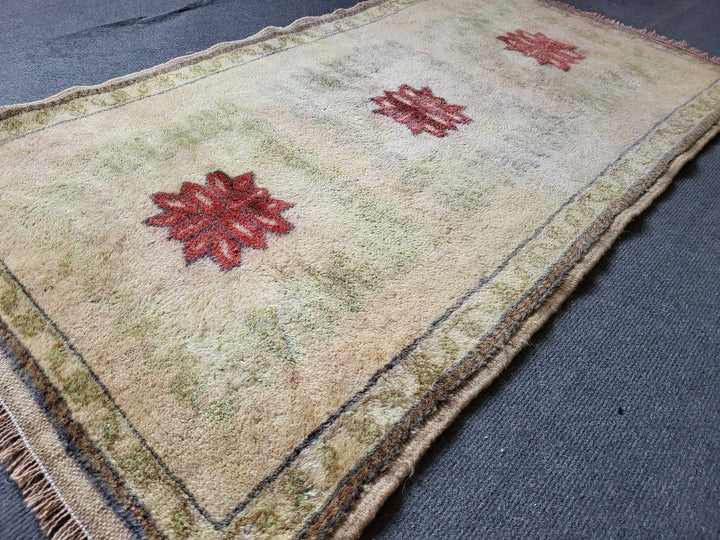 Rust Turkish Runner Rug 2' 3" x 4' 2" Hand-Knotted | No. WR81670