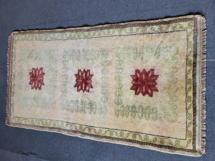 Rust Turkish Runner Rug 2' 3" x 4' 2" Hand-Knotted | No. WR81670