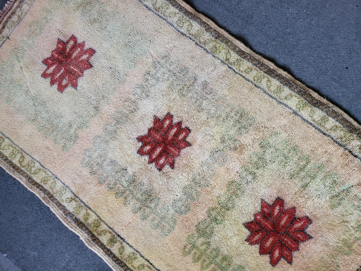 Rust Turkish Runner Rug 2' 3" x 4' 2" Hand-Knotted | No. WR81670