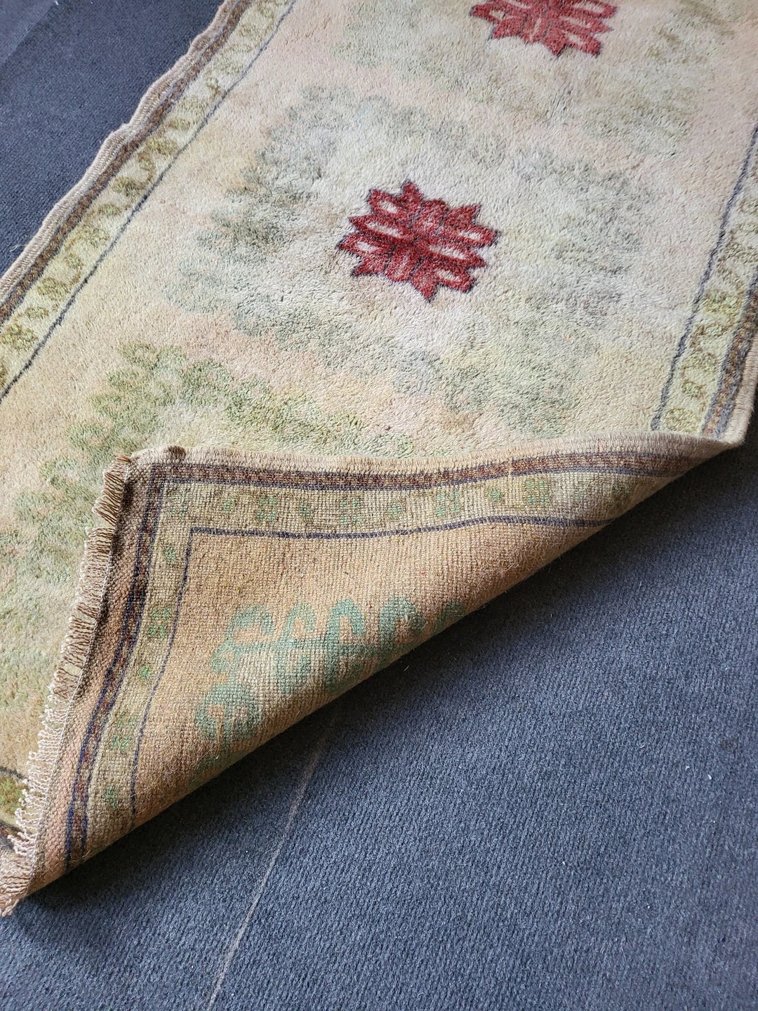 Rust Turkish Runner Rug 2' 3" x 4' 2" Hand-Knotted | No. WR81670