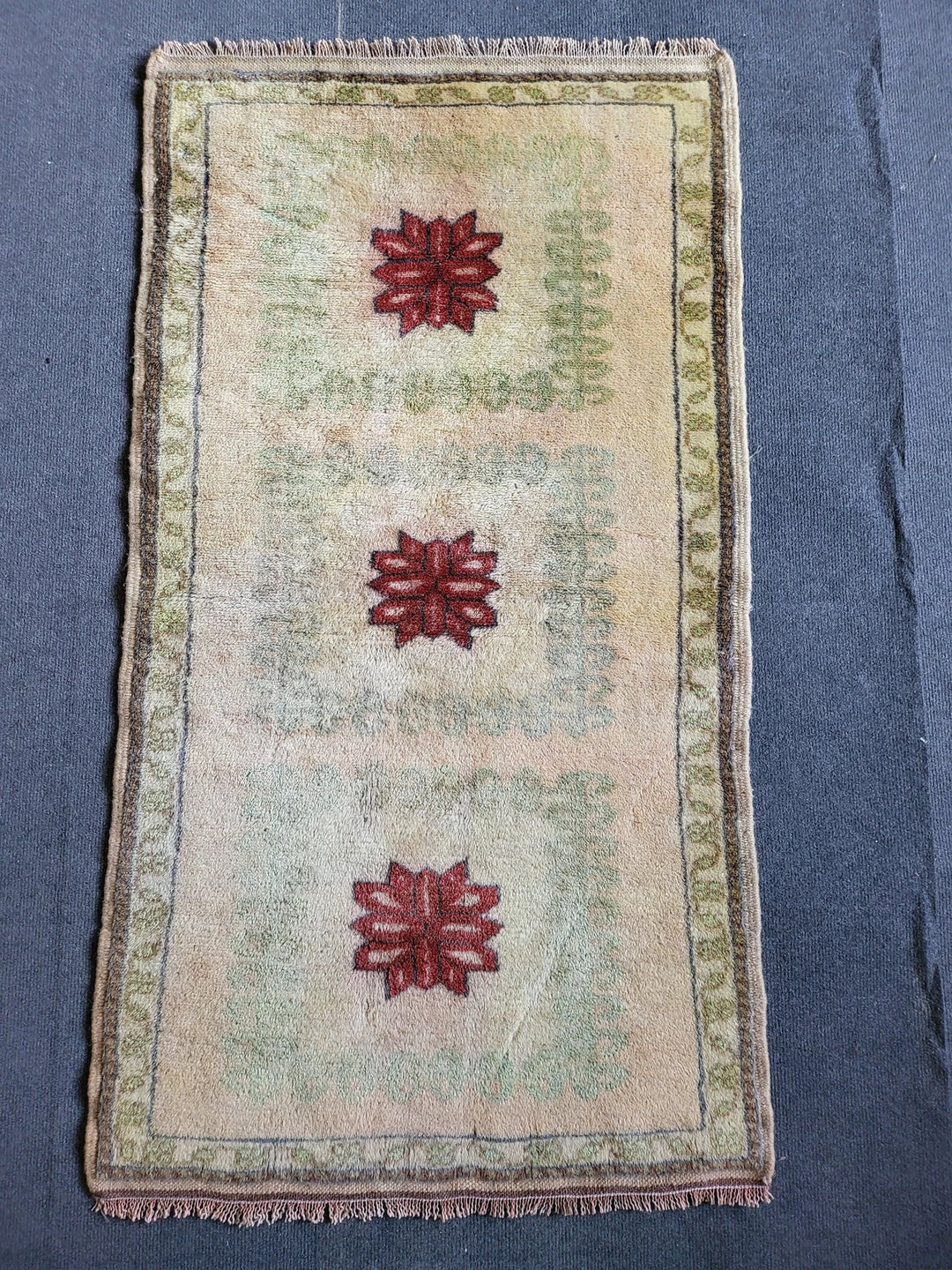 Rust Turkish Runner Rug 2' 3" x 4' 2" Hand-Knotted | No. WR81670