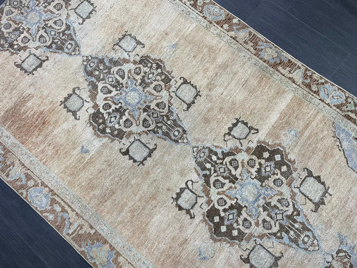 Blue Turkish Vintage Rug 4' 5" x 8' 3" Hand-Knotted | No. WR81820