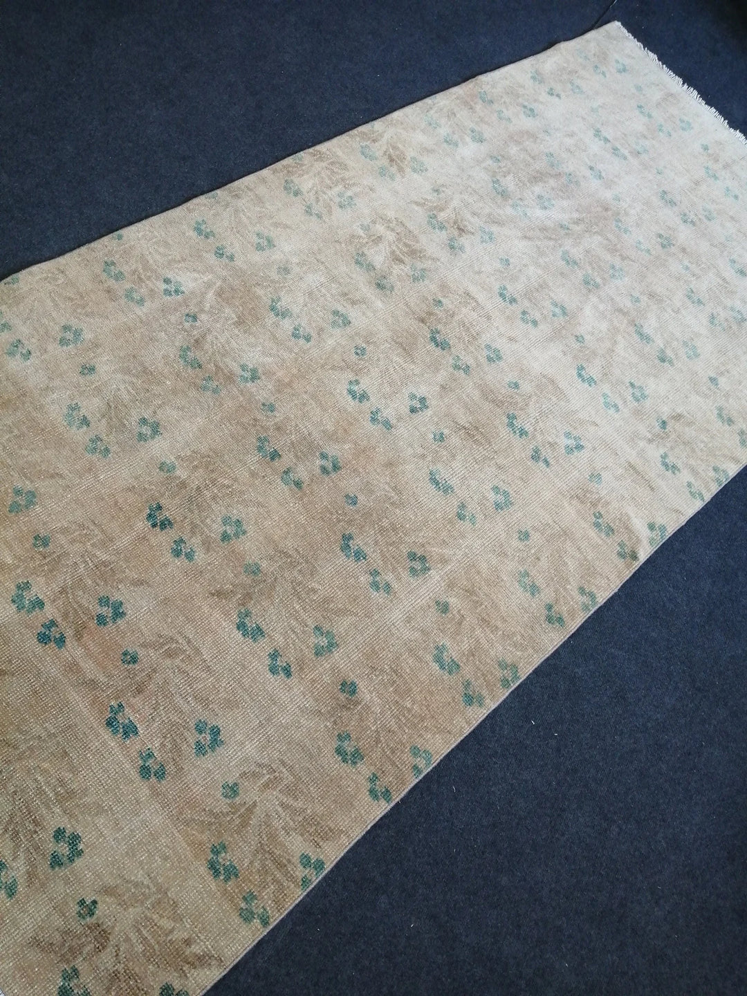 Turkish Runner Rug 4' x 8' 1" Hand-Knotted | No. WR82075