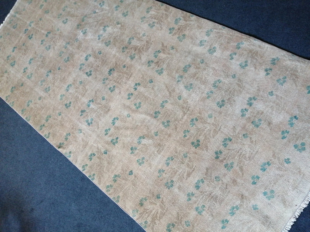 Turkish Runner Rug 4' x 8' 1" Hand-Knotted | No. WR82075