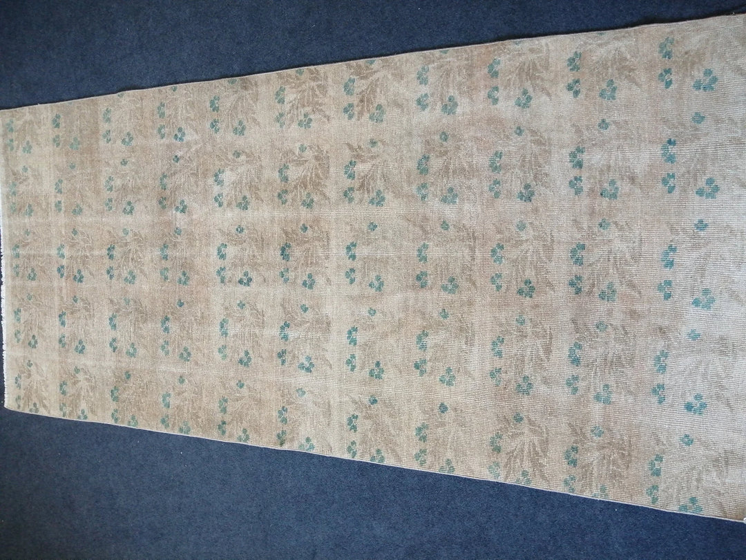 Turkish Runner Rug 4' x 8' 1" Hand-Knotted | No. WR82075