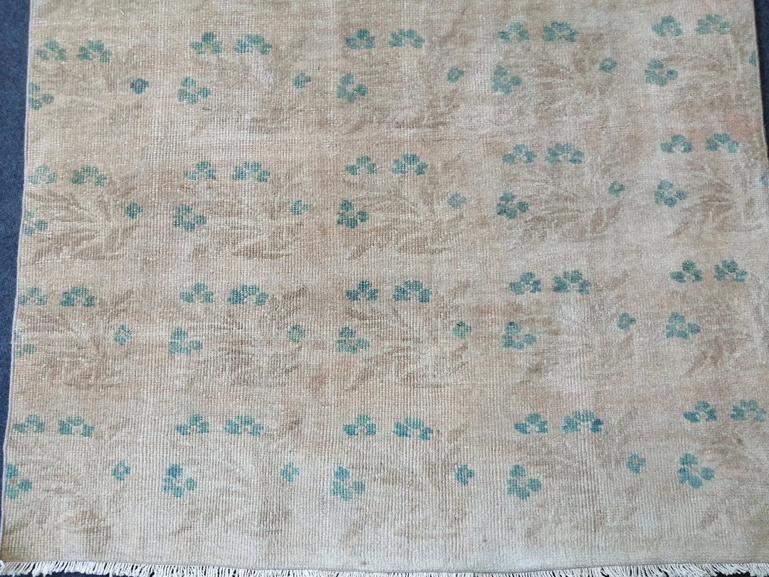 Turkish Runner Rug 4' x 8' 1" Hand-Knotted | No. WR82075