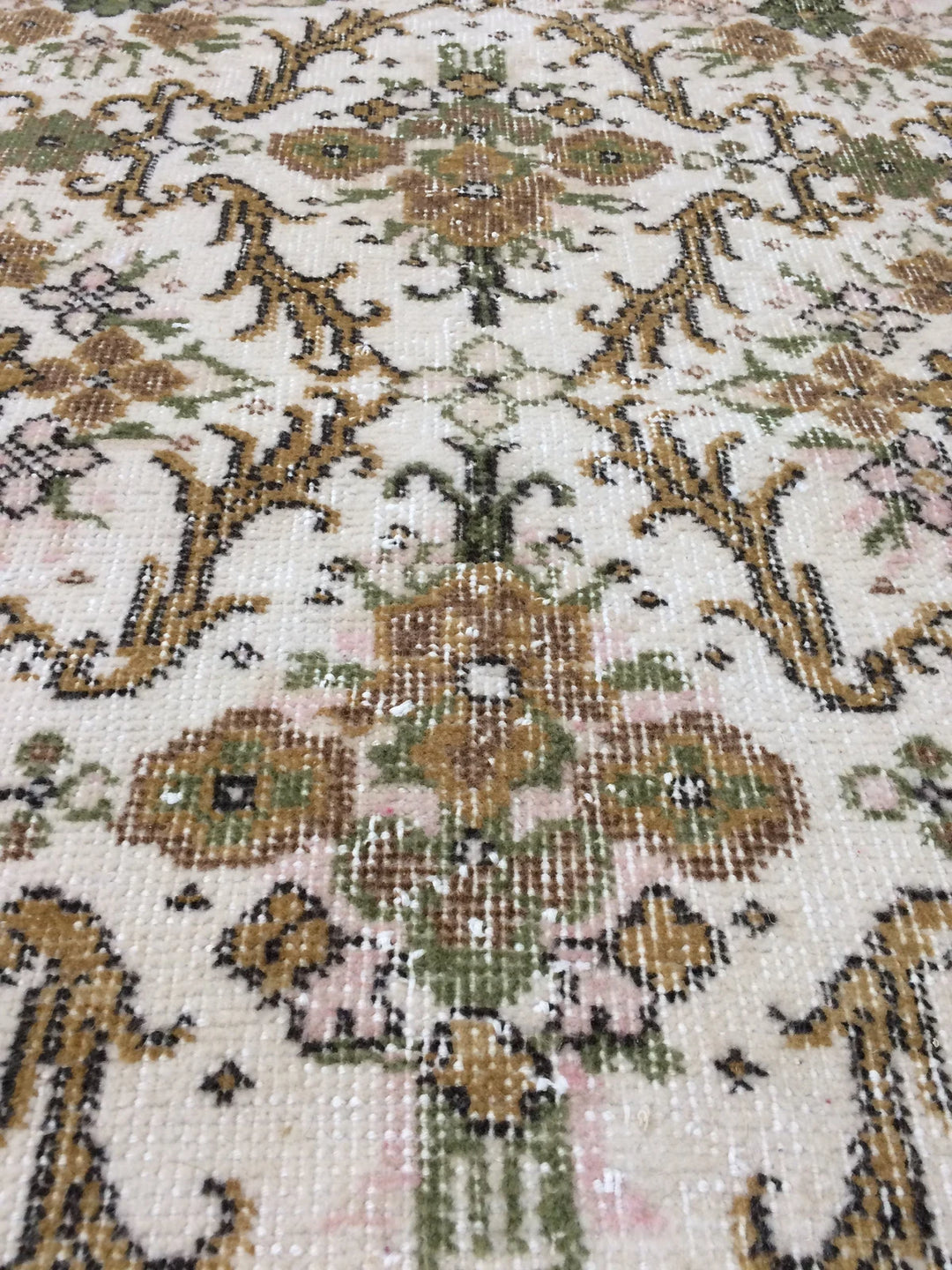 Rust Turkish Runner Rug 4' x 7' Hand-Knotted | No. WR82150