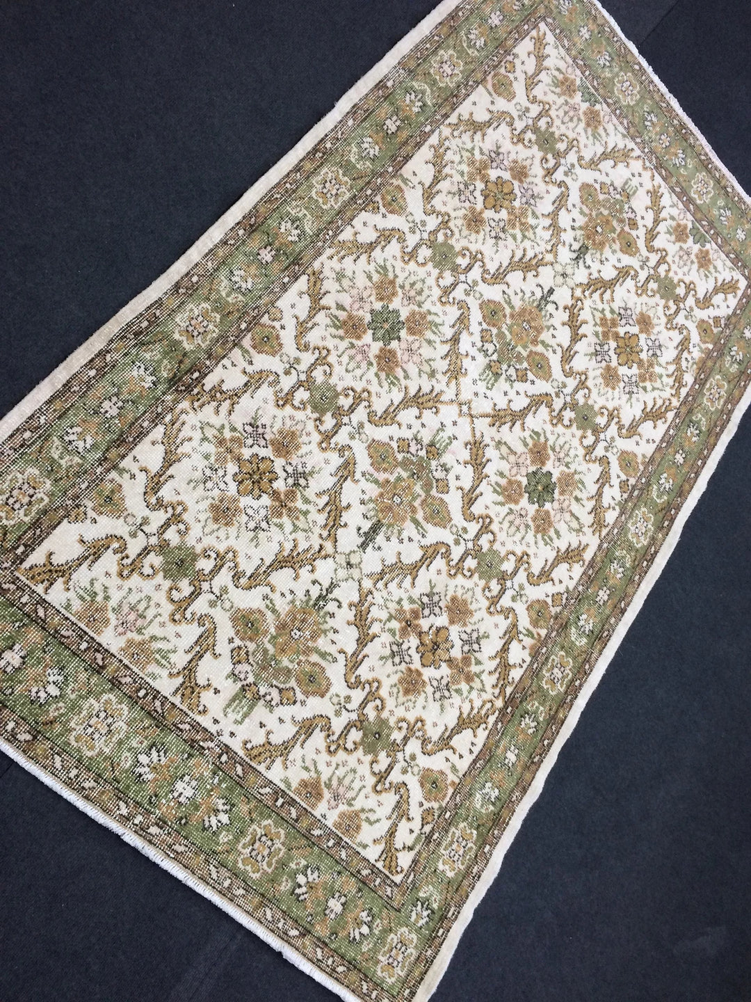 Rust Turkish Runner Rug 4' x 7' Hand-Knotted | No. WR82150