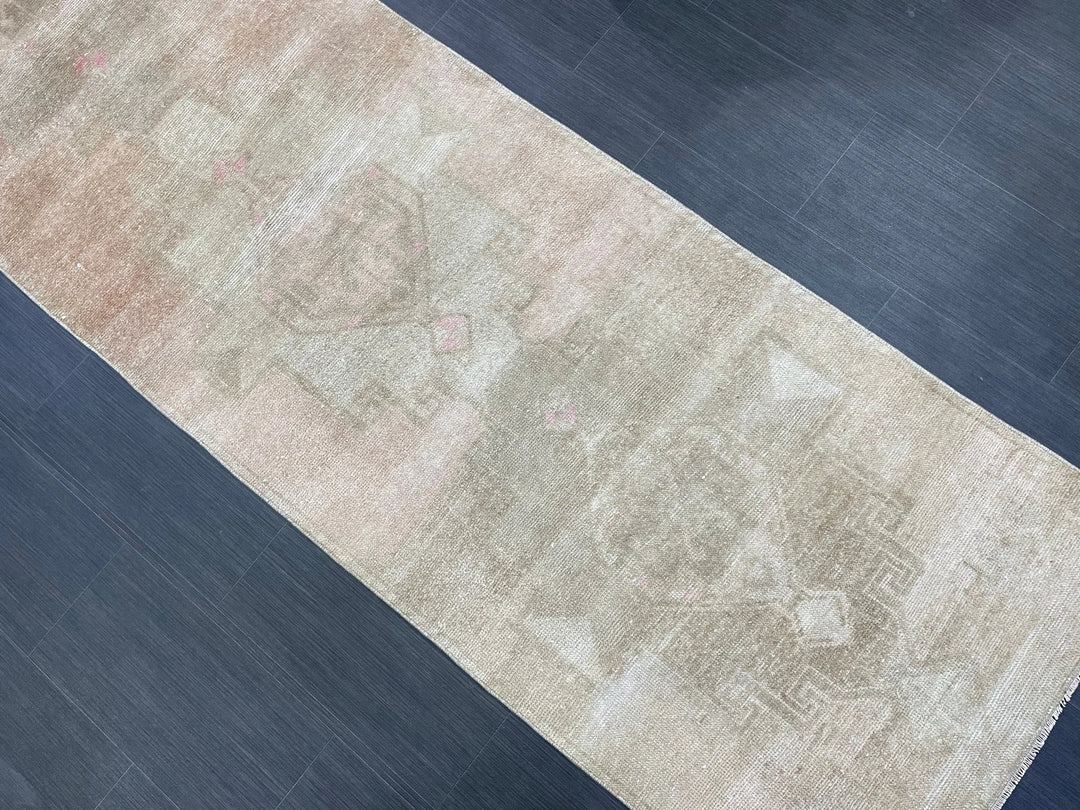 Turkish Runner Rug 2' 10" x 12' 8" Hand-Knotted | No. WR82339