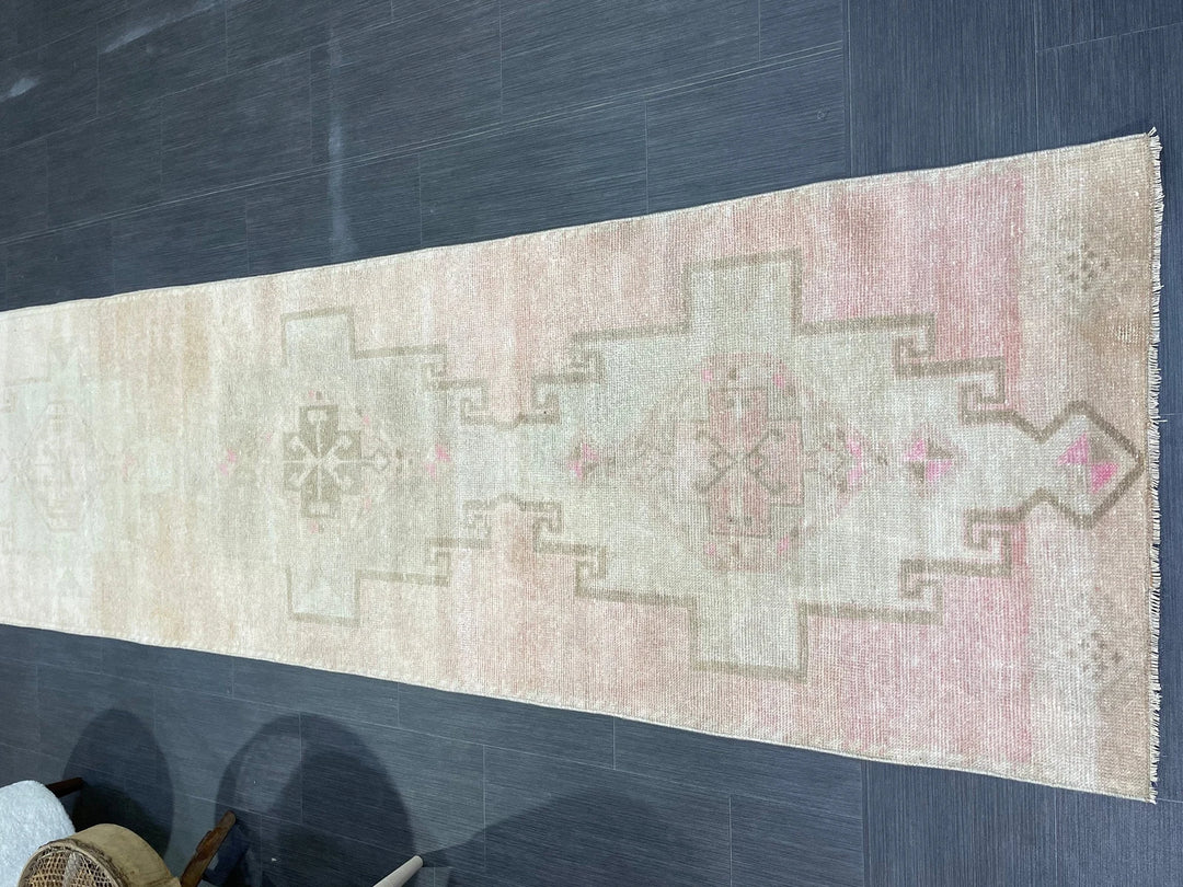 Turkish Runner Rug 2' 10" x 12' 8" Hand-Knotted | No. WR82339