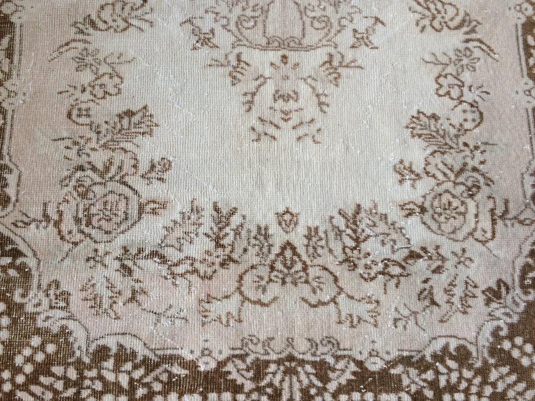 Rust Turkish Runner Rug 3' x 7' Hand-Knotted | No. WR82839